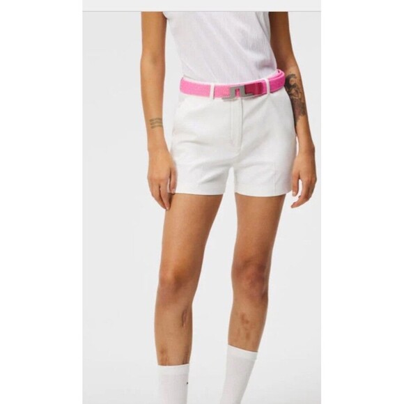J. LINDEBERG Gwen Golf Shorts Size 32 White NEW Active Performance Casual Sporty - Picture 3 of 12